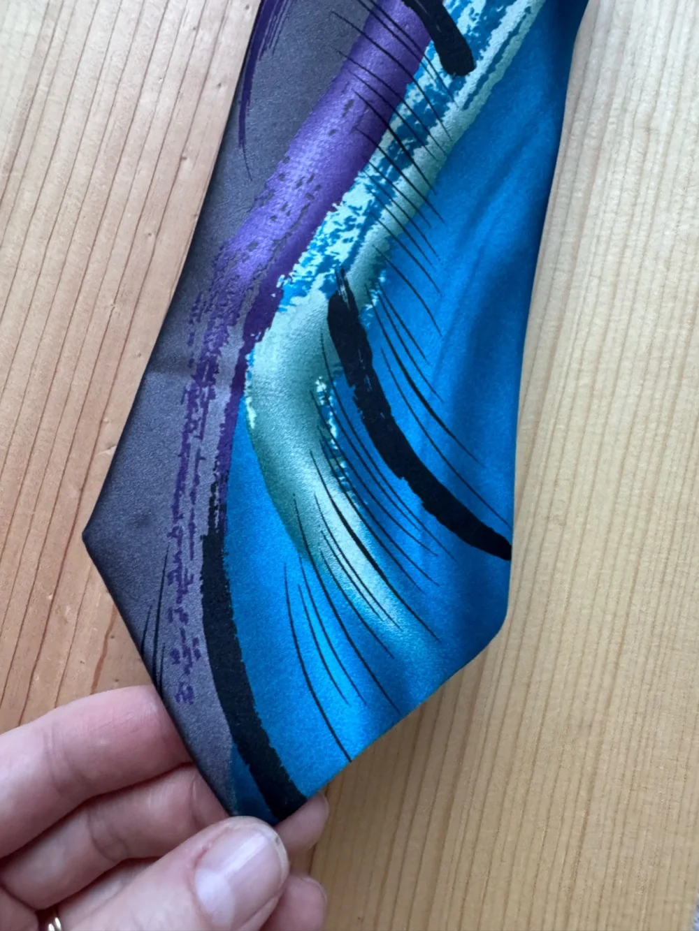 Jerry Garcia Collection 52 Capillaries 100% Silk Abstract Art Necktie USA